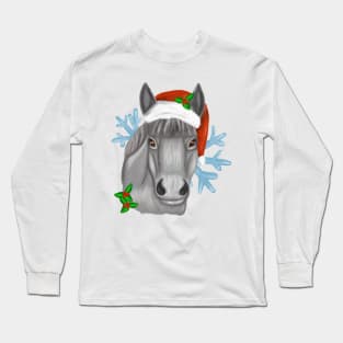 Christmas donkey Long Sleeve T-Shirt